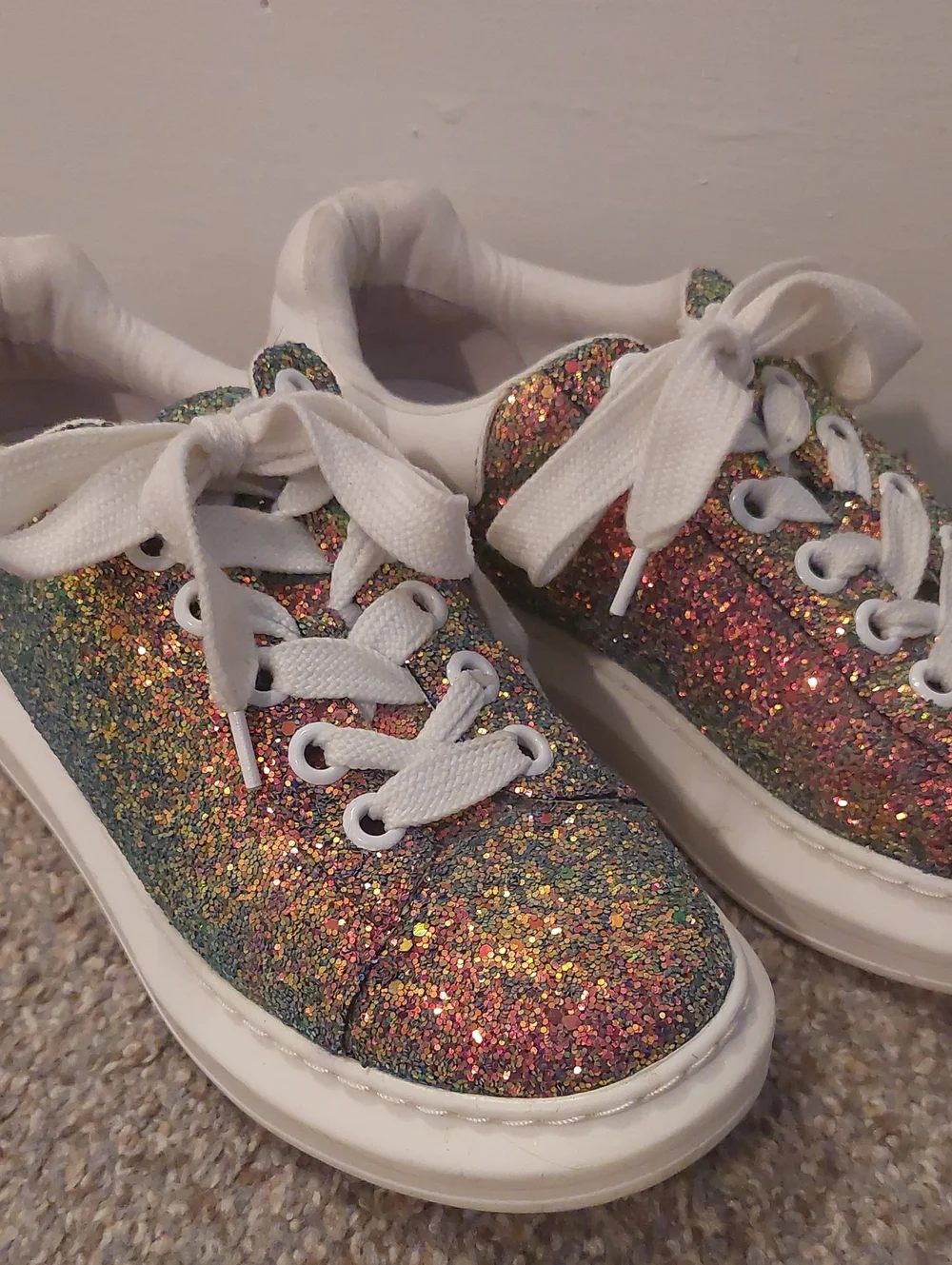 Steve Madden Glitter Sneakers